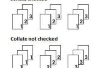 Collate printing process to improve document efficiency.