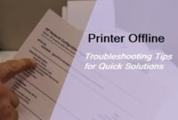 Troubleshooting Printer Offline Issues - Expert Solutions