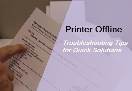 Printer offline issues troubleshooting guide