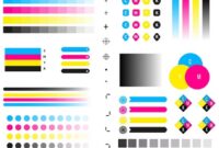 Laser printer test page with crisp text, smooth gradients, and vibrant colors, indicating optimal printer performance.