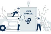 Digital copy of the Canon PIXMA MX922 user manual displayed on a tablet, with the MX922 printer visible in the background.