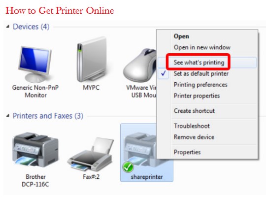 How to Get a Printer Back Online - Troubleshooting Steps