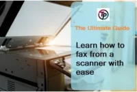 Fax From a Scanner Setup and Operation Process