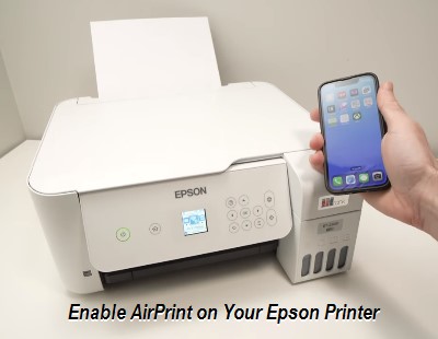 Enable AirPrint on Epson Printer with step-by-step instructions