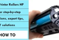 Clean Printer Rollers HP to Fix Paper Feed Problems
