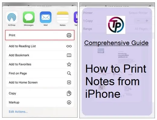 Print notes from iPhone with easy-to-follow instructions