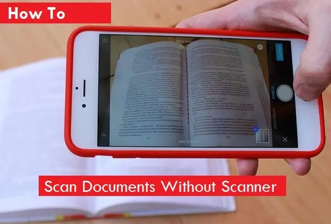 How to scan a document without a scanner using a mobile phone