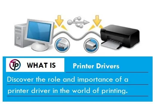 Driver for a printer installation guide