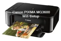 Canon MG3600 WiFi Setup Instructions