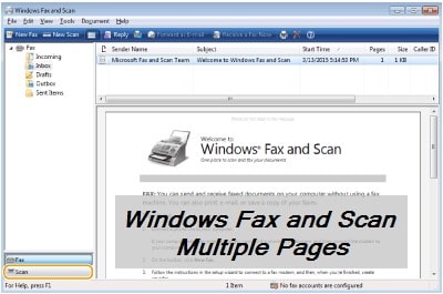 Windows Fax and Scan setup and troubleshooting tips