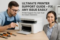 Printer support solutions, fast and reliable help