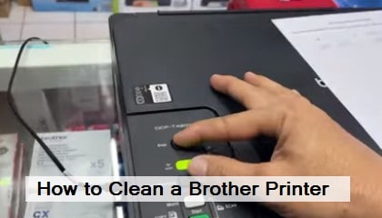 Clean a Brother printer to fix issues and improve performance.