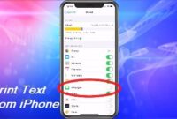 Print Text from iPhone guide for easy and effective printing solutions.