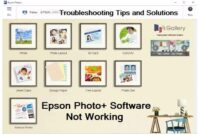 Epson Photo+ Software Not Working Epson Photo+ Software Not Working: Troubleshooting Tips and Solutions