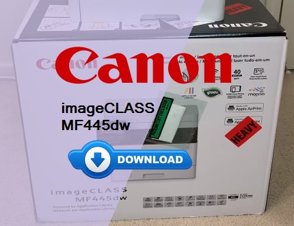 Step-by-step image for Canon imageCLASS MF445dw driver download tutorial.