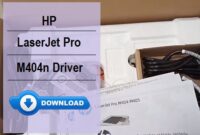 HP LaserJet Pro M404n Driver Download