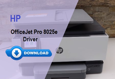 HP OfficeJet Pro 8025e driver download page