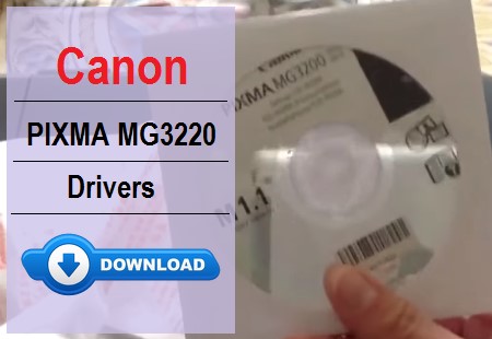 Canon PIXMA MG3220 printer driver download page