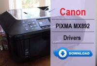 Canon PIXMA MX892 Driver Download & Installation Guide