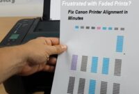 Frustrated with Faded Prints? Fix Canon Printer Alignment in Minutes!
