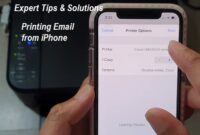 How to Print Email from iPhone