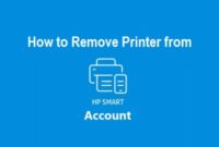 How to Remove Printer from HP Smart App