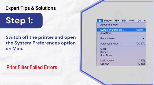Print filter failed error troubleshooting guide