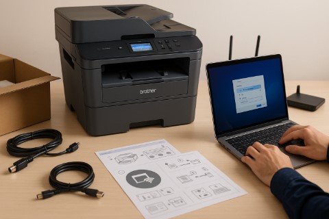 Brother MFC L5850DW Printer Setup