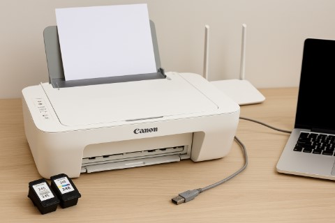 Canon PIXMA MG2522 setup with USB