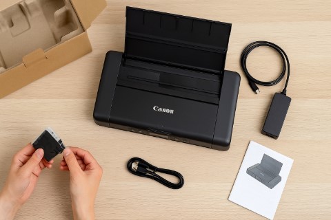 Canon PIXMA TR150 printer wireless setup step-by-step guide