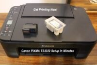 Canon PIXMA TS3322 Setup in Minutes