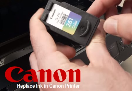 Replace Ink in Canon Printer - Quick & Easy Steps! 2 Canon printer ink cartridge replacement process.