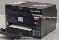 Painless Epson ET-3850 Setup Guide (Print in Minutes!)
