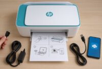 HP Deskjet 3772 setup wireless and USB instructions