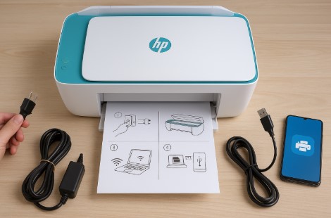 Fix HP Deskjet 3772 Setup Fast – Ultimate Wireless Guide 3 HP Deskjet 3772 setup wireless and USB instructions