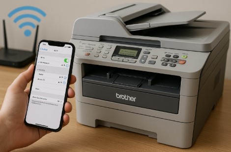 Brother MFC-7840W wireless setup instructions