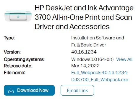 HP DeskJet 3752 printer driver download guide