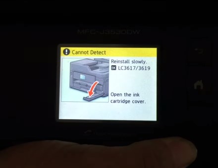 Brother printer ink detection problem solution