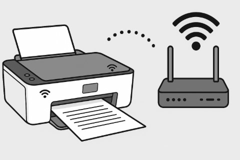 HP Deskjet 4100e WiFi setup instructions