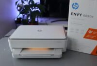 HP Envy 6052e printer Wi-Fi setup process with smartphone and router