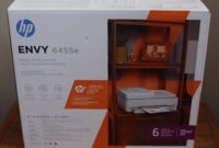HP Envy 6455e setup guide - unboxing step for printer installation