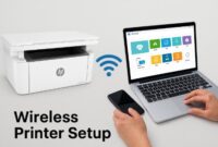 HP LaserJet Pro MFP M28w wireless setup steps