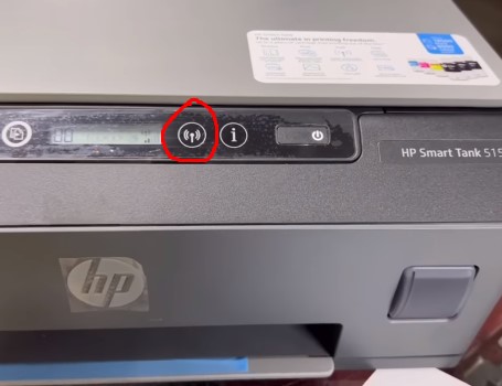 HP Smart Tank 519 printer setup wireless connection