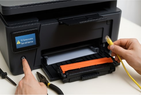 HP 79 service error fix guide for LaserJet printer