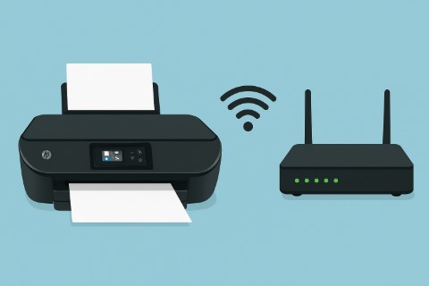 HP ENVY 4520 printer connecting to Wifi network for wireless printing