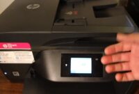 HP OfficeJet Pro 6978 wireless setup on screen with easy steps displayed