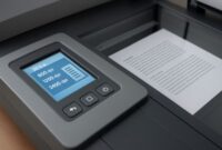 Scanner DPI settings menu showing resolution options for document scanning