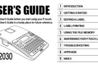 Brother P-Touch label maker with easy manual download for setup