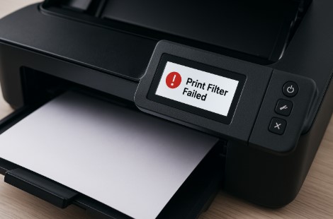 Fix Print Filter Failed error on Windows