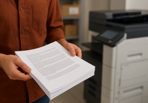 Where to print documents, flyers, and photos near me